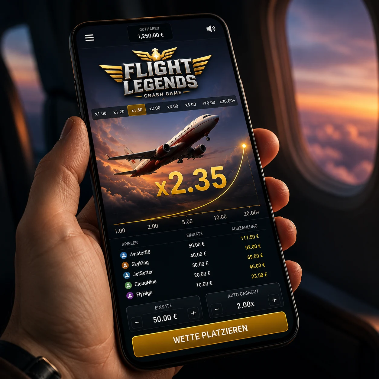 Das Flight-Legends-Glücksspiel für Einsteiger