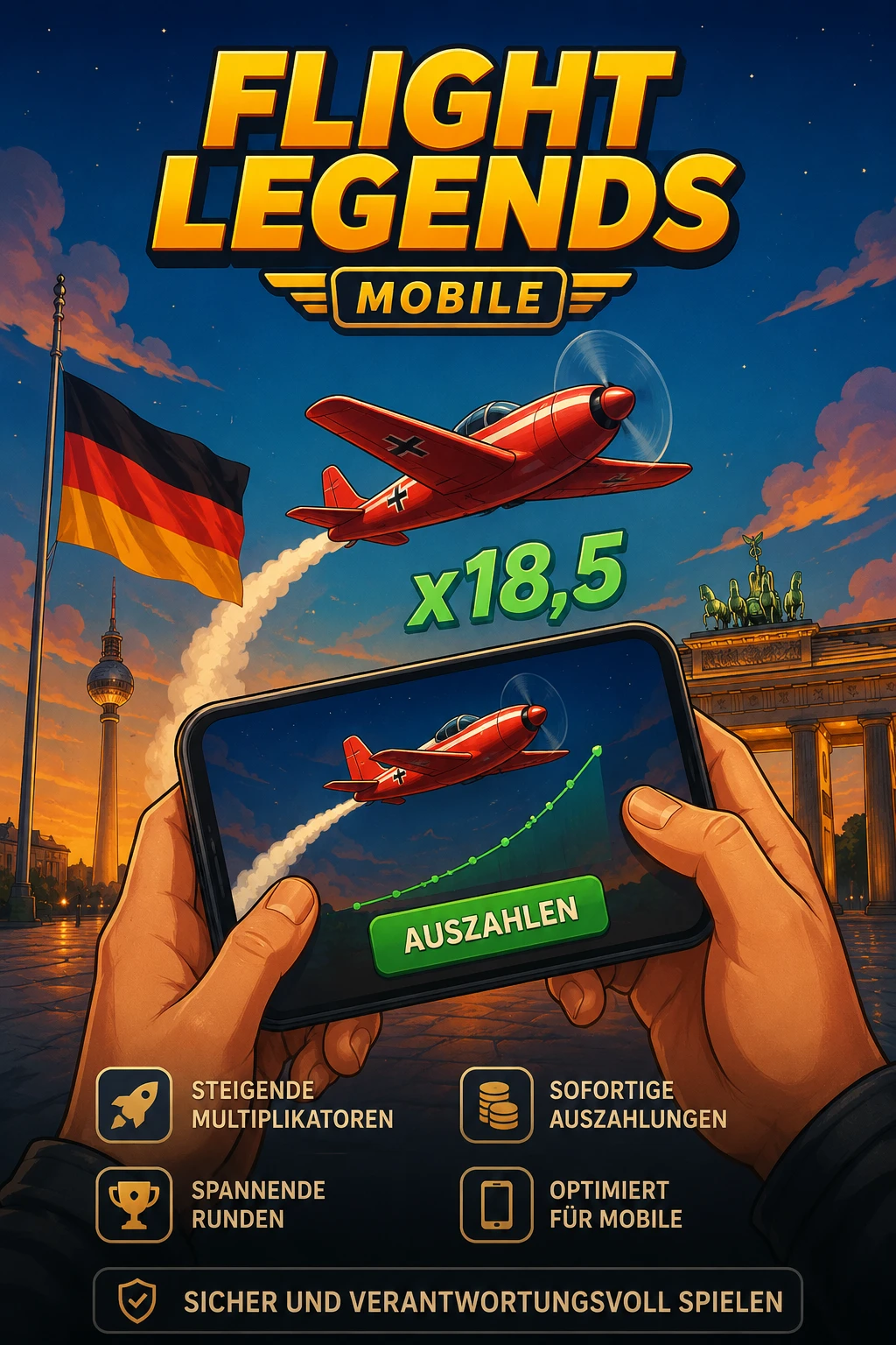 So funktioniert eine Runde bei Flight Legends
